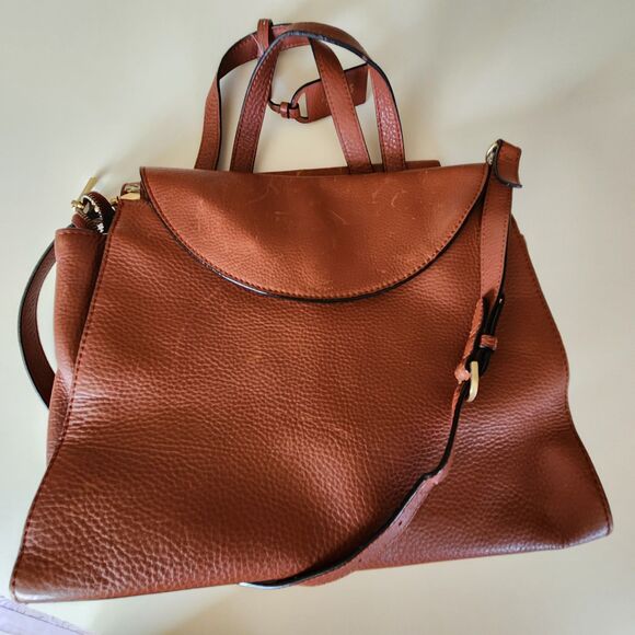 kate spade Handbags - Kate Spade Saturday British Tan Leather Satchel Bag with Strap, Compartments!